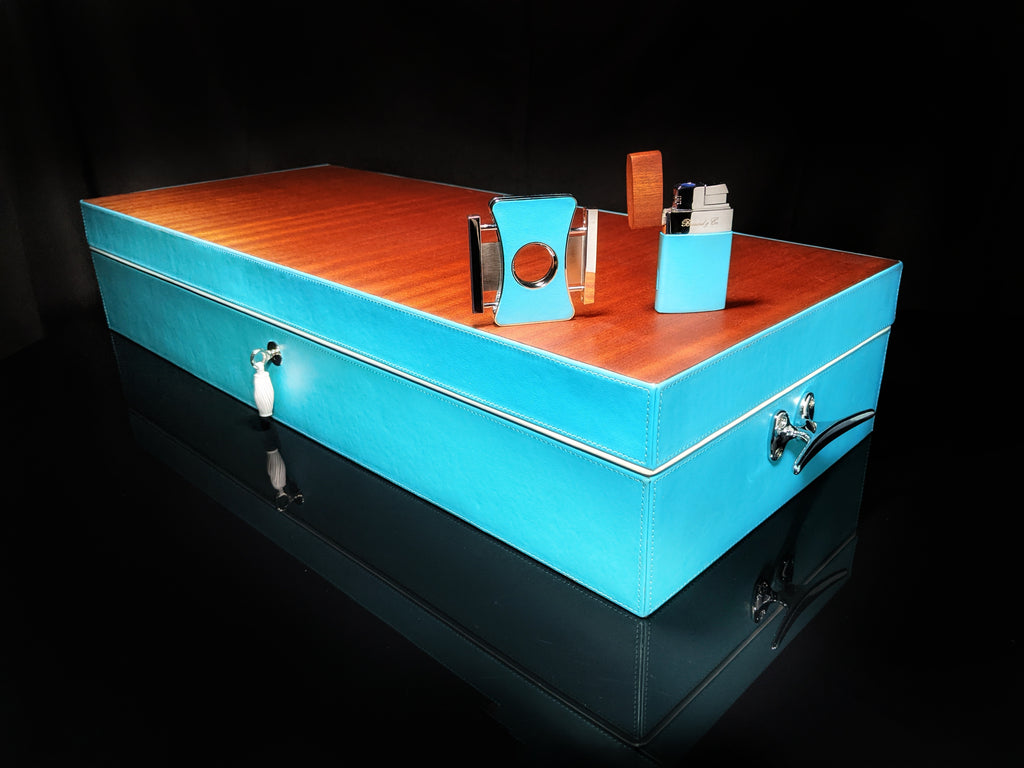 Brizard and Co. Positano Humidor — 130/150 Count with Matching Lighter & Cutter