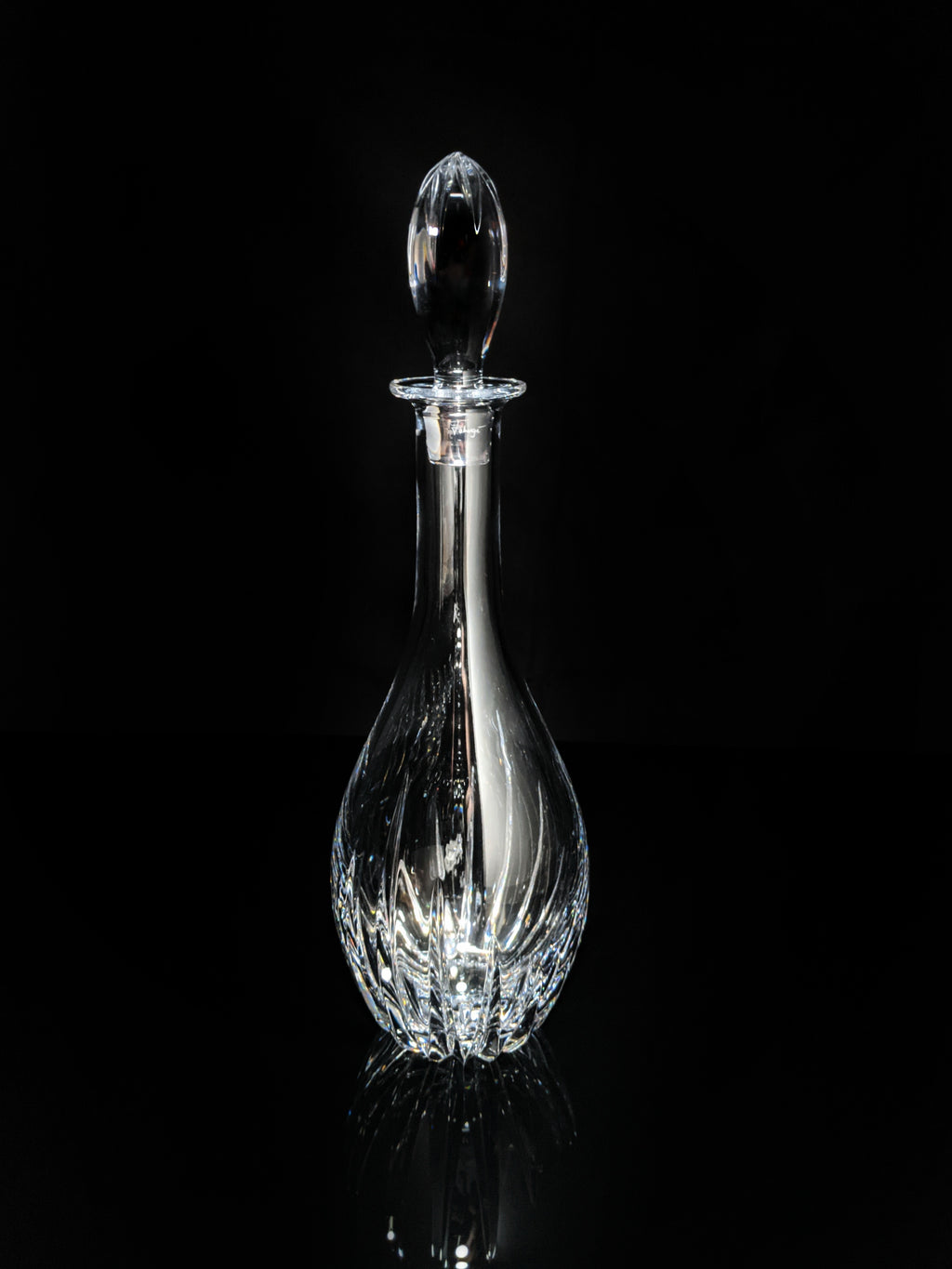 Faberge Clear Crystal Decanter NIB