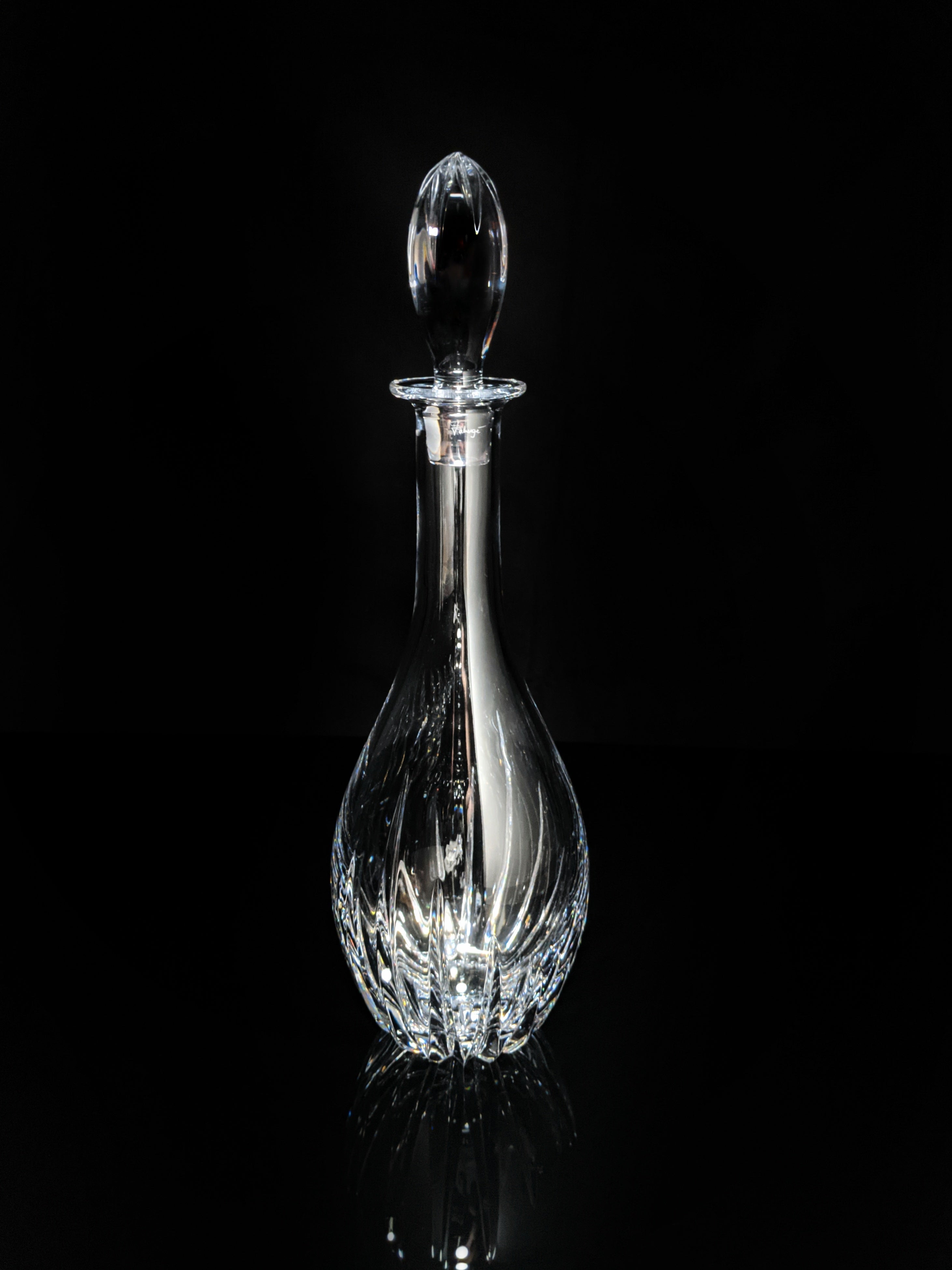 Faberge Clear Crystal Decanter NIB