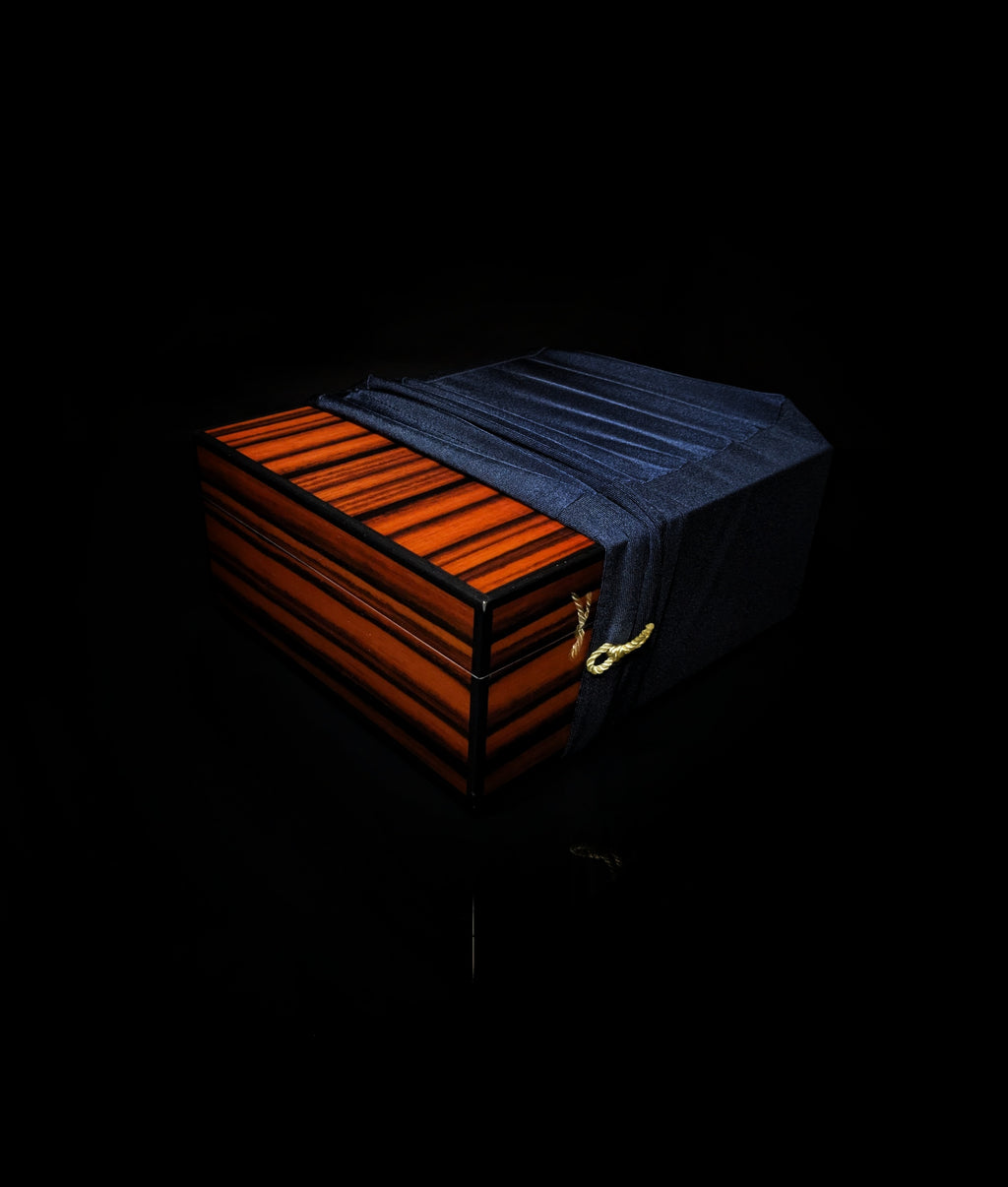 Elie Bleu Macassar Ebony Humidor 50 count