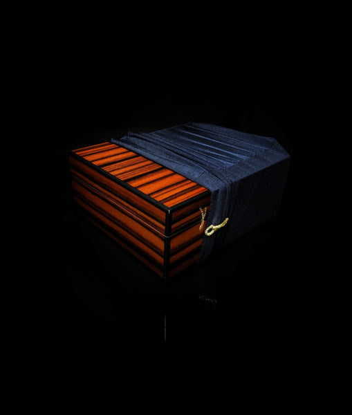 Elie Bleu Macassar Ebony Humidor 50 count