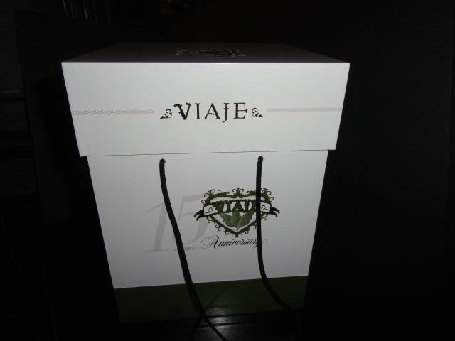 Viaje 15th Anniversary Gold Cigar Ceramic Jar Humidor( Empty No Cigars ) NIB