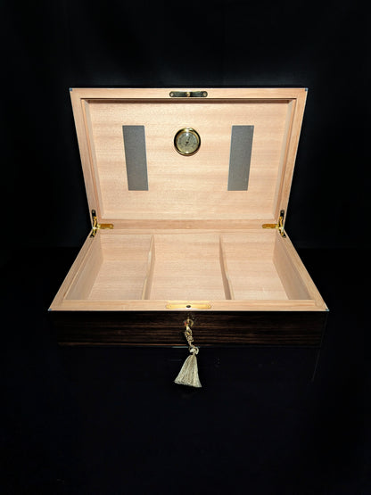 Elie Bleu Macassar Ebony Humidor 110 ct NIB