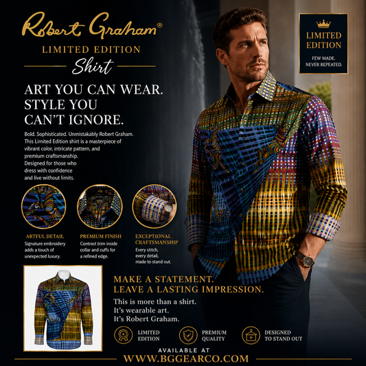 Robert Graham Limited Edition  Long Sleeve Shirt Size 3XL