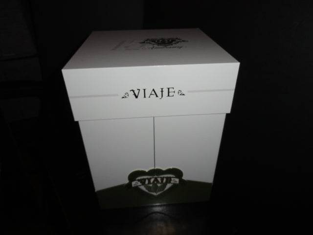 Viaje 15th Anniversary Gold Cigar Ceramic Jar Humidor( Empty No Cigars ) NIB