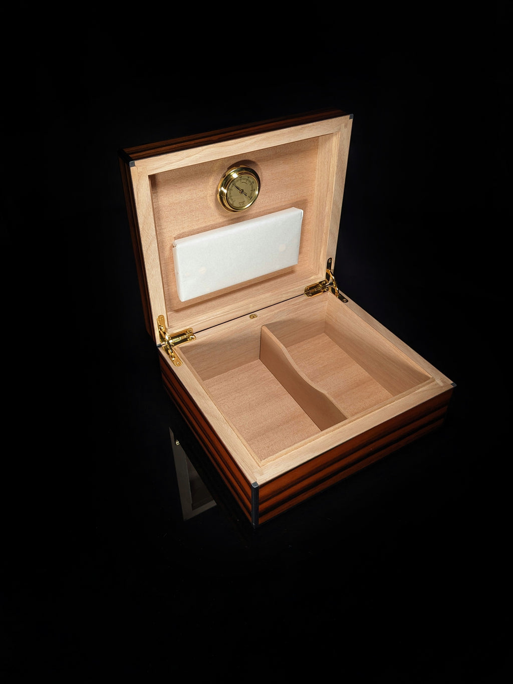 Elie Bleu Macassar Ebony Humidor 50 count
