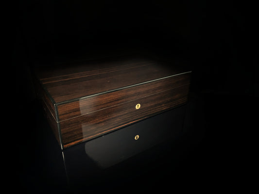 Elie Bleu Macassar Ebony Humidor 110 ct NIB