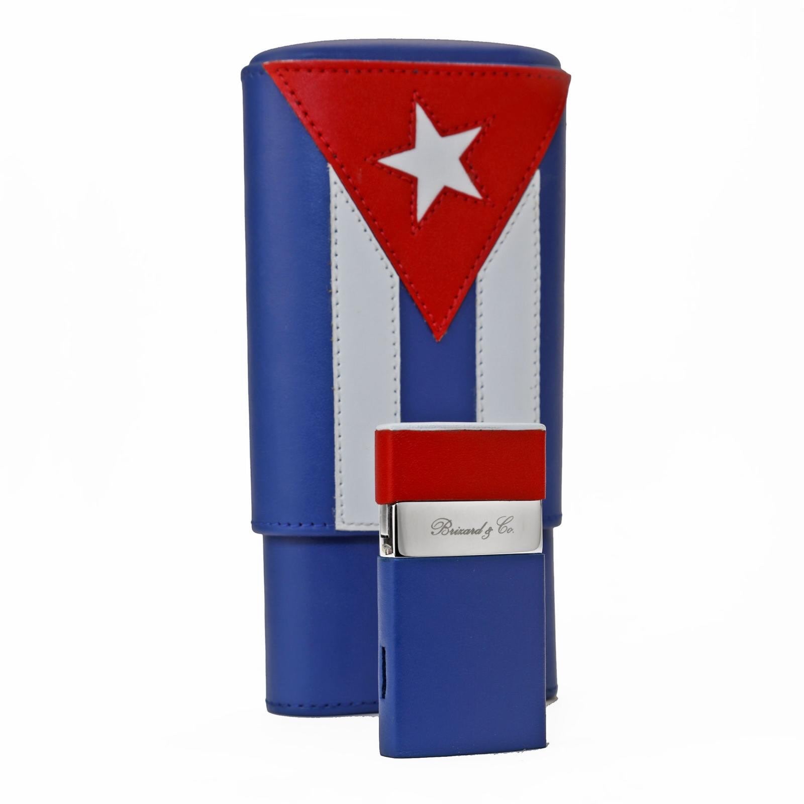 Brizard and Co Cuba Libre Leather Case and Pocket Lighter NIB