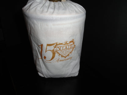 Viaje 15th Anniversary Gold Cigar Ceramic Jar Humidor( Empty No Cigars ) NIB