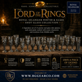 Royal Selangor Lord of Rings  Pewter  Shot Glasses   Set of 15