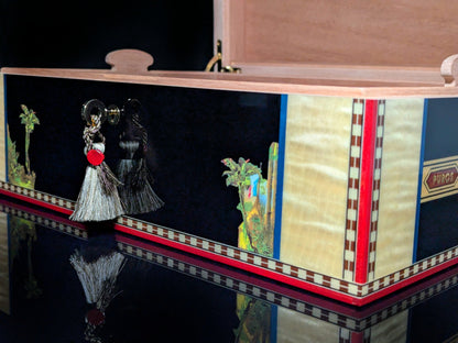 Elie Bleu Alba Black Sycamore Humidor 200 ct NIB