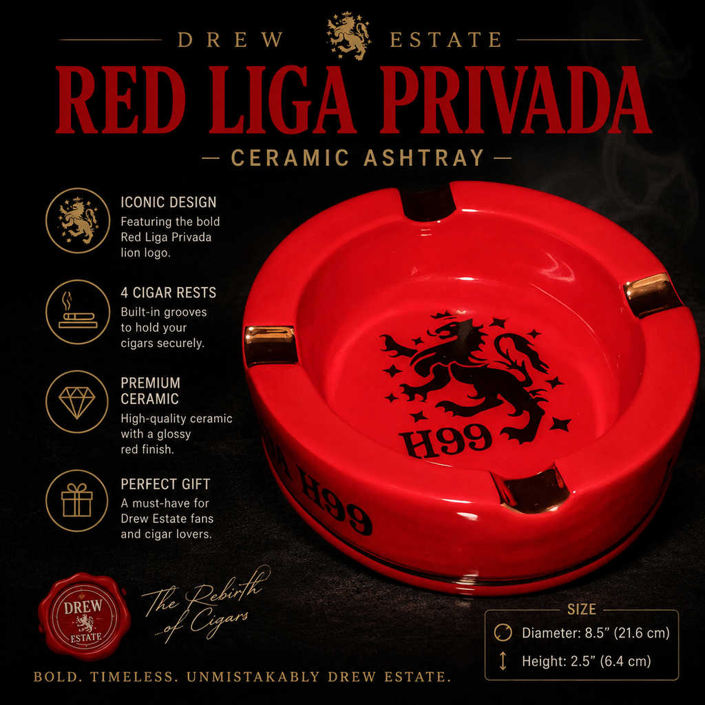 Drew Estate Liga Privada Ceramic Ashtray NIB