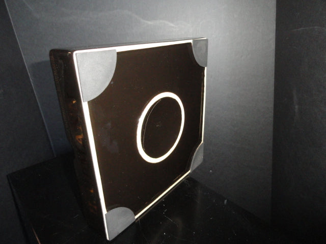 Large  Black Ceramic Ashtray