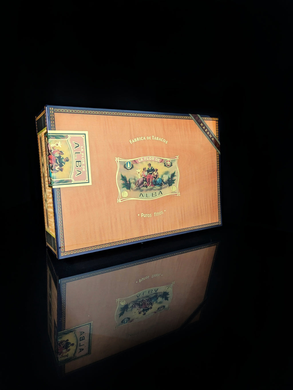 Elie Bleu Alba Orange  Humidor 110 count NIB