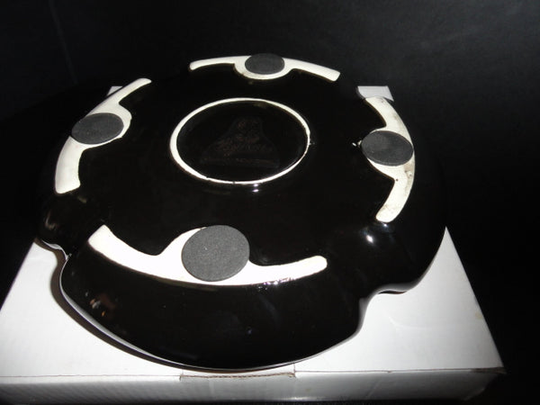 Black Maduro 5 Ceramic Large Cigar Ashtray. 8.5" Diameter