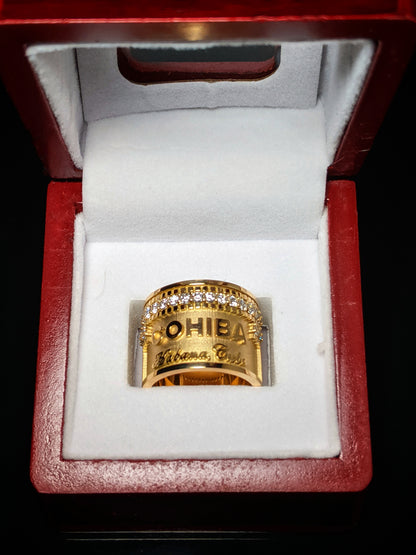Cohiba Gold Ring with Diamonds
