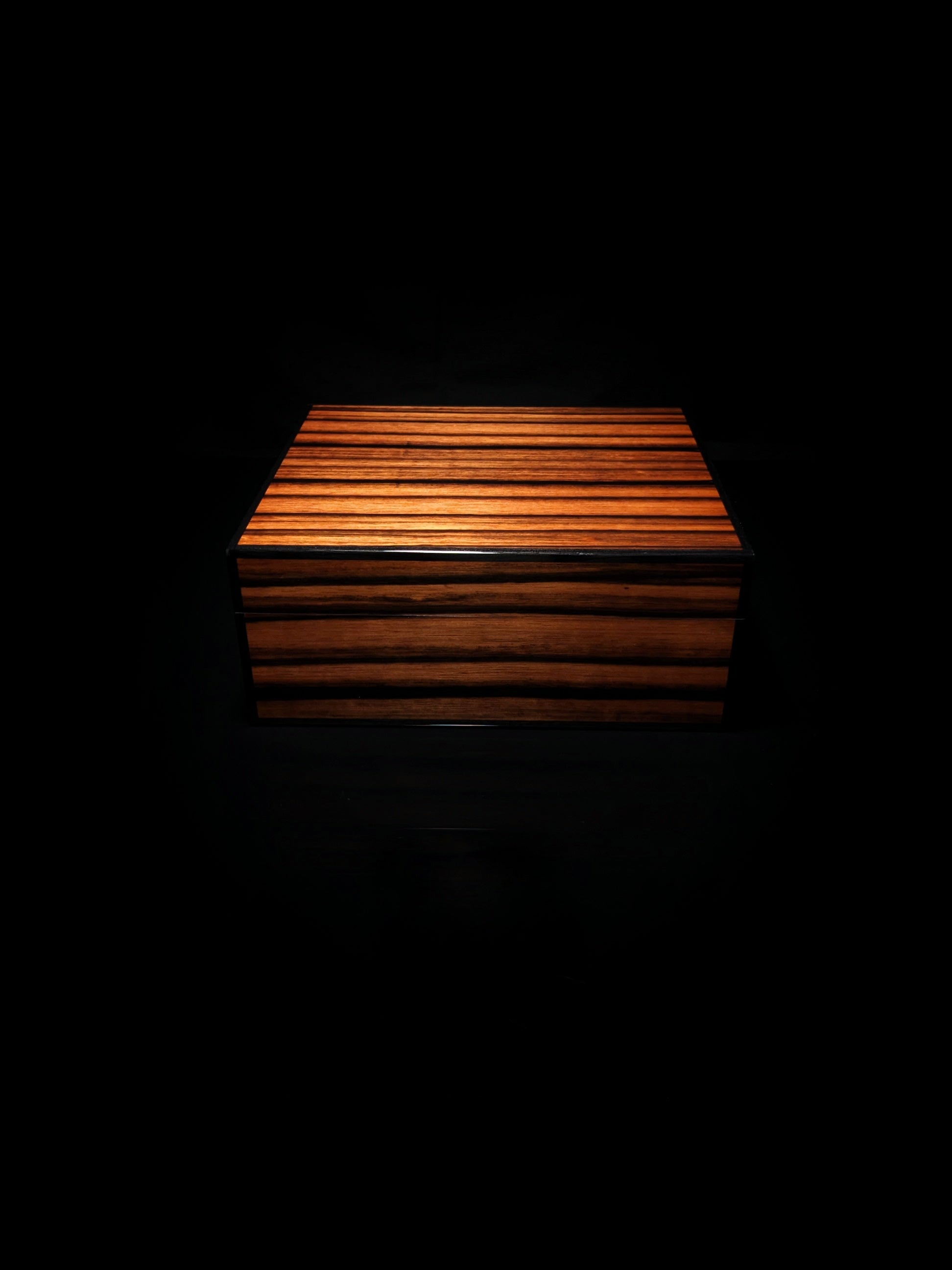 Elie Bleu Macassar Ebony Humidor 50 count