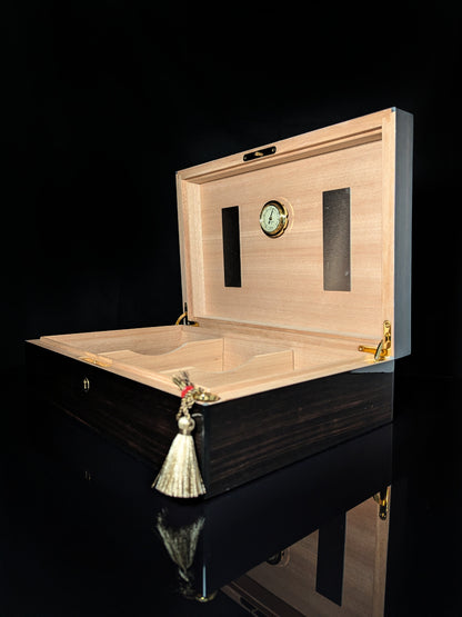 Elie Bleu Macassar Ebony Humidor 110 ct NIB