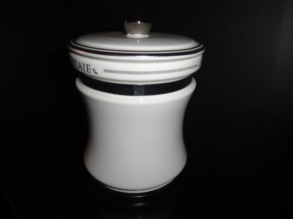 Viaje 15th Anniversary Silver Cigar Ceramic Jar Humidor NIB