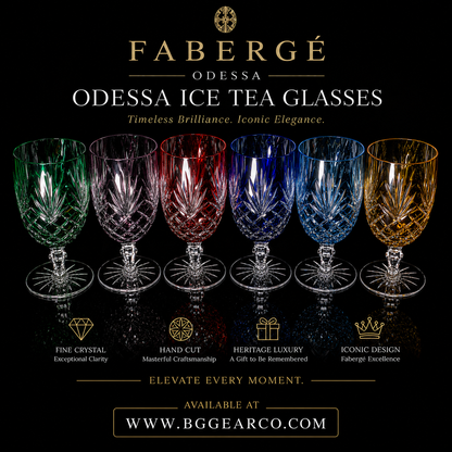 Faberge Odessa Ice Tea / Water Glasses