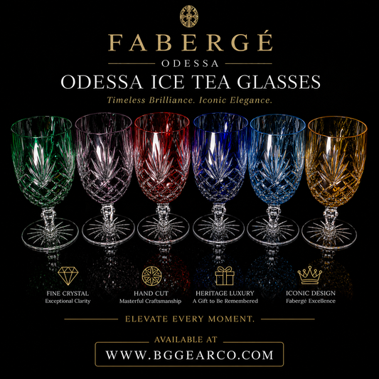 Faberge Odessa Ice Tea / Water Glasses