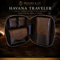 Brizard and Co. - Havana Traveler - Croco Pattern Tobacco