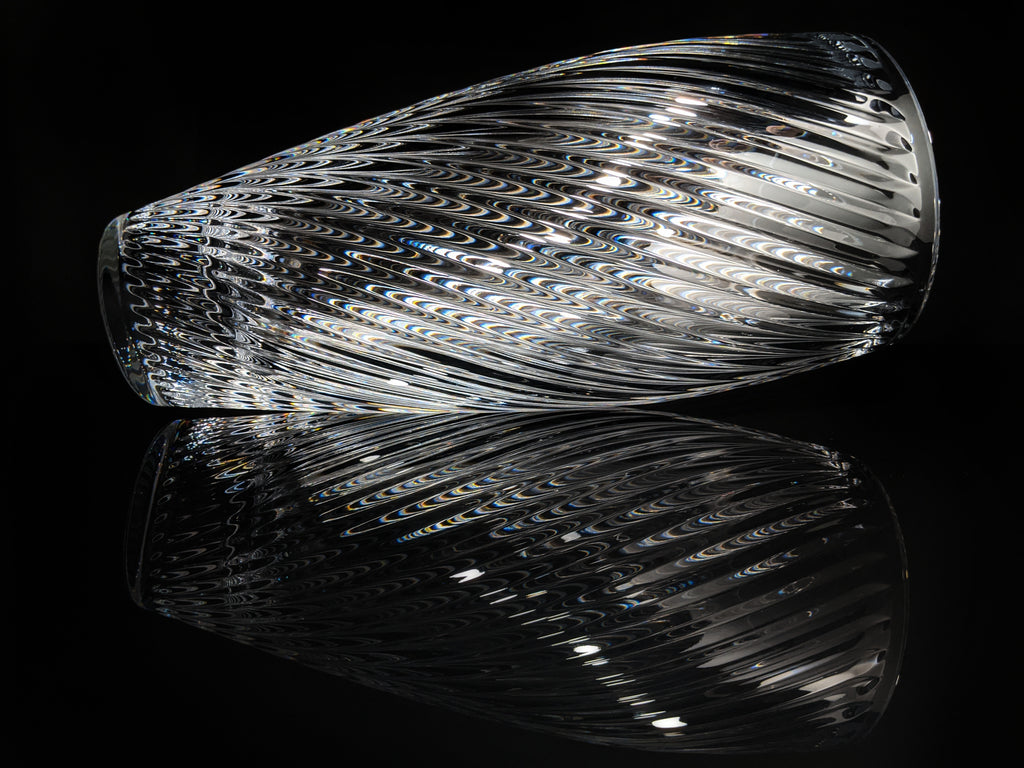 Faberge Crystal Winter Palace Vase NIB