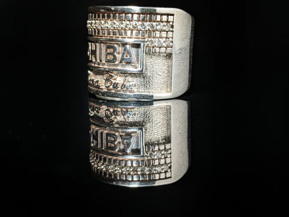 Cohiba Silver Ring Size 11  1/2