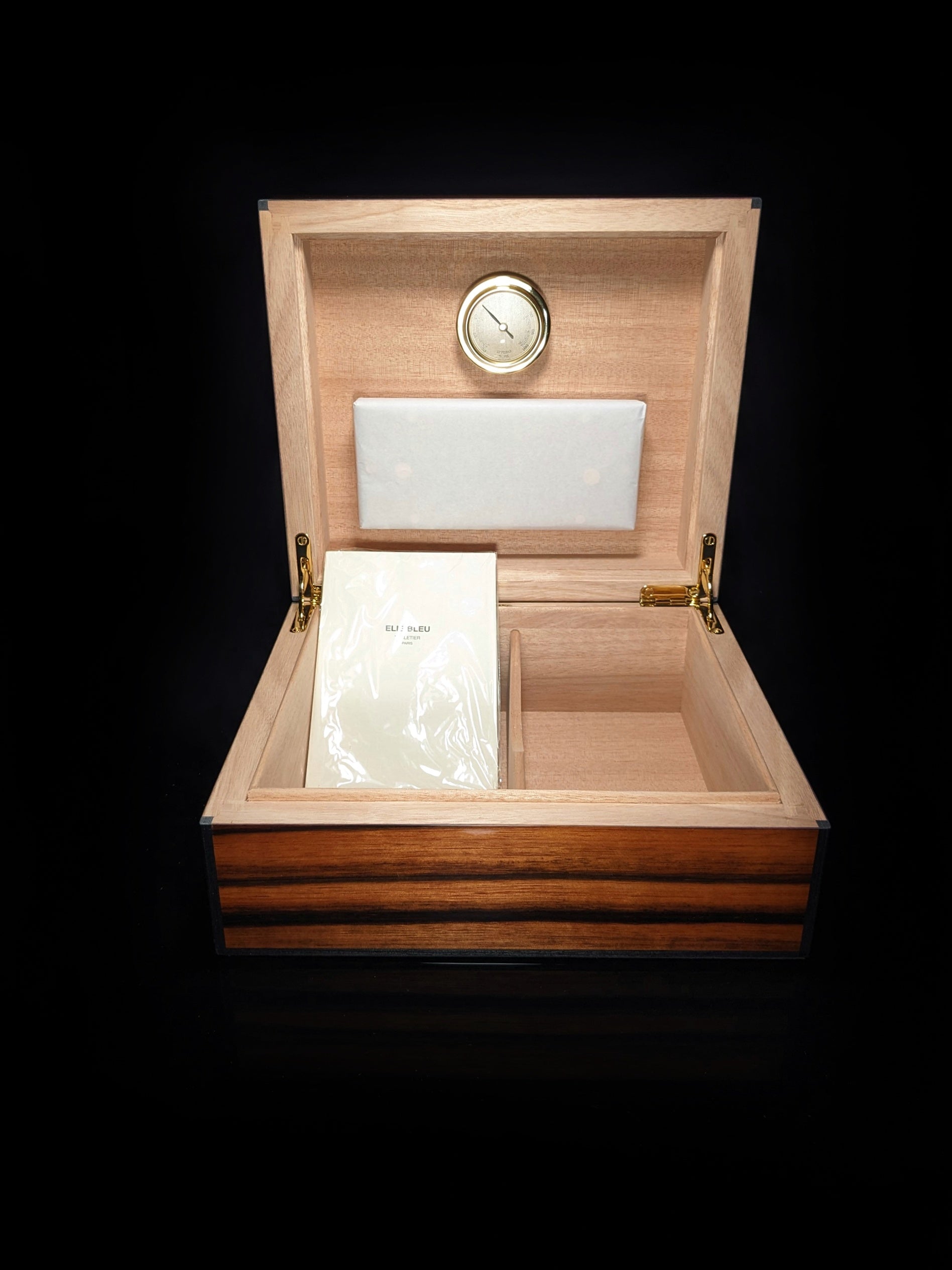 Elie Bleu Macassar Ebony Humidor 50 count
