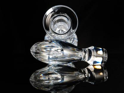 Faberge Clear Crystal Decanter NIB