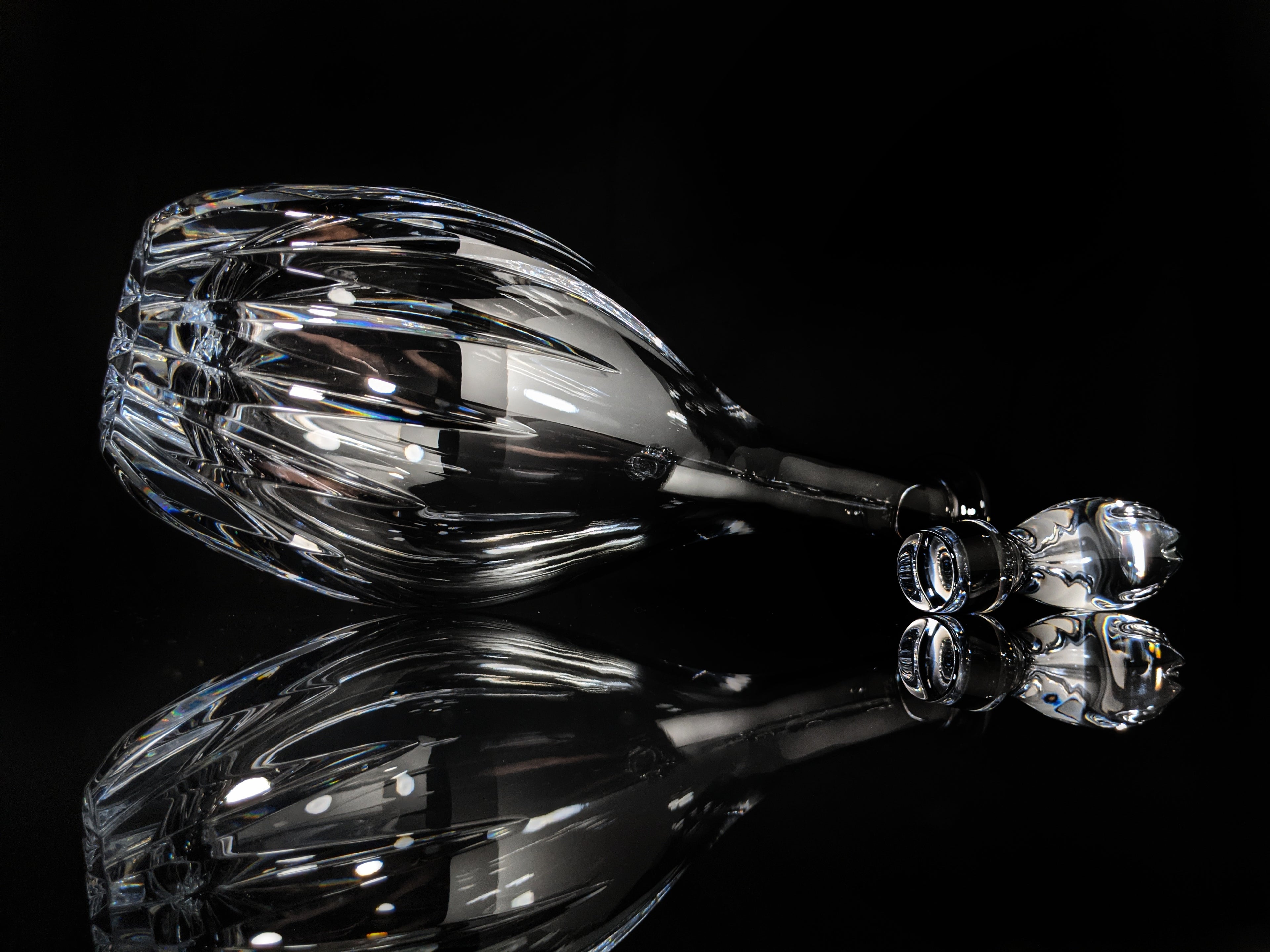 Faberge Clear Crystal Decanter NIB