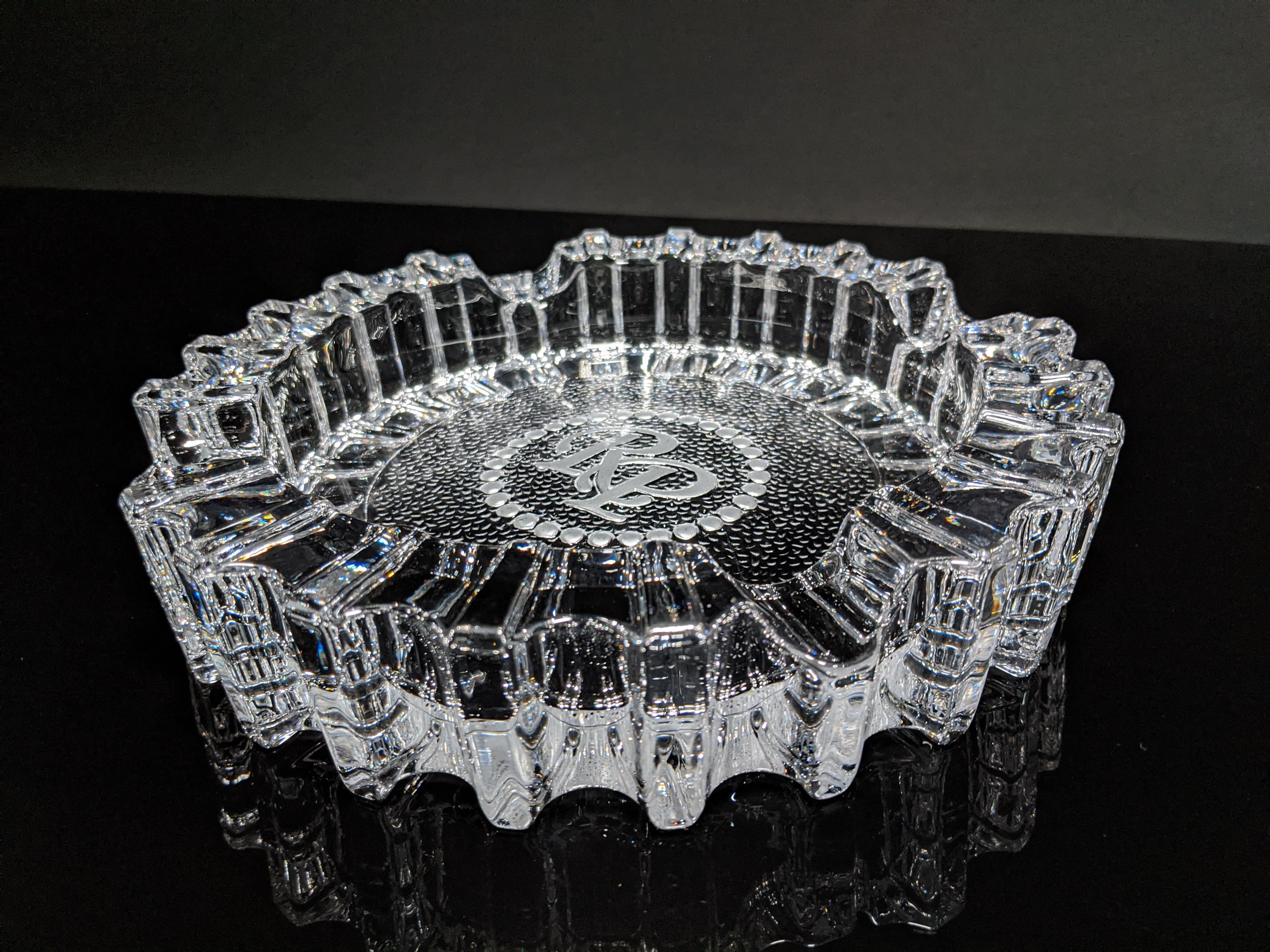 Rocky Patel Luminoso Smoke Heavy Duty Glass Ashtray