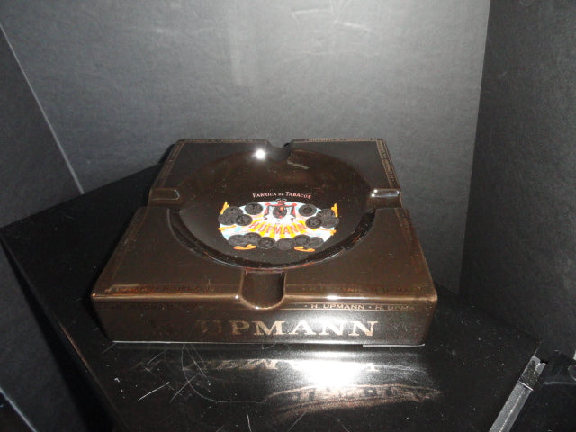 H Upmann Black Ceramic Ashtray