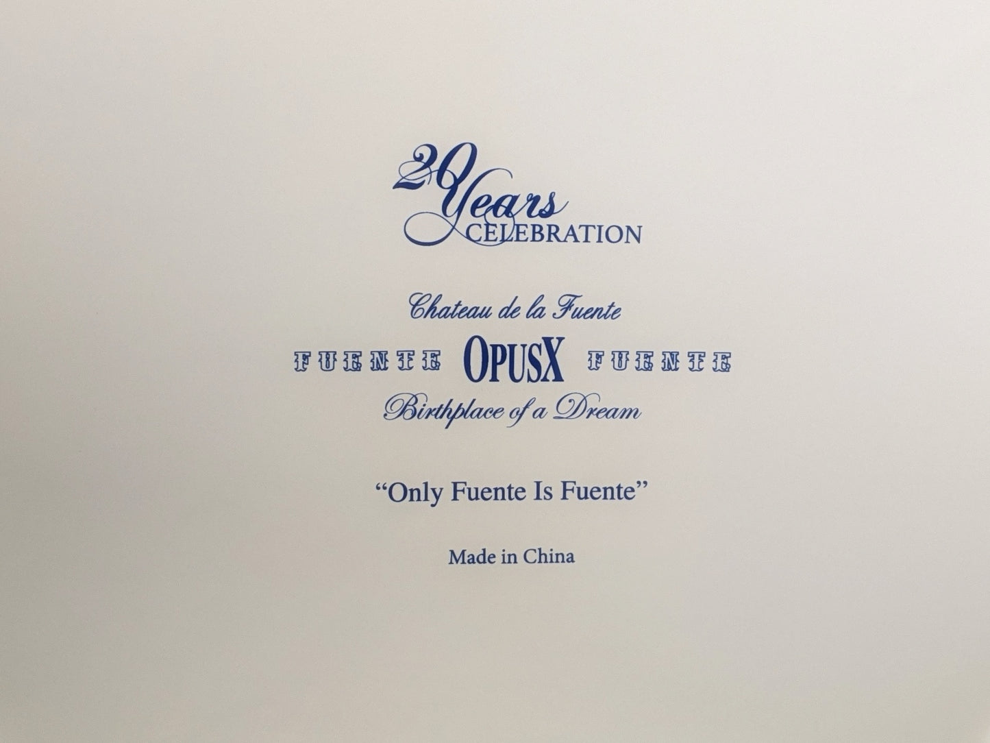 Arturo Fuente Opus X 20th Anniversary Cigar Ashtray