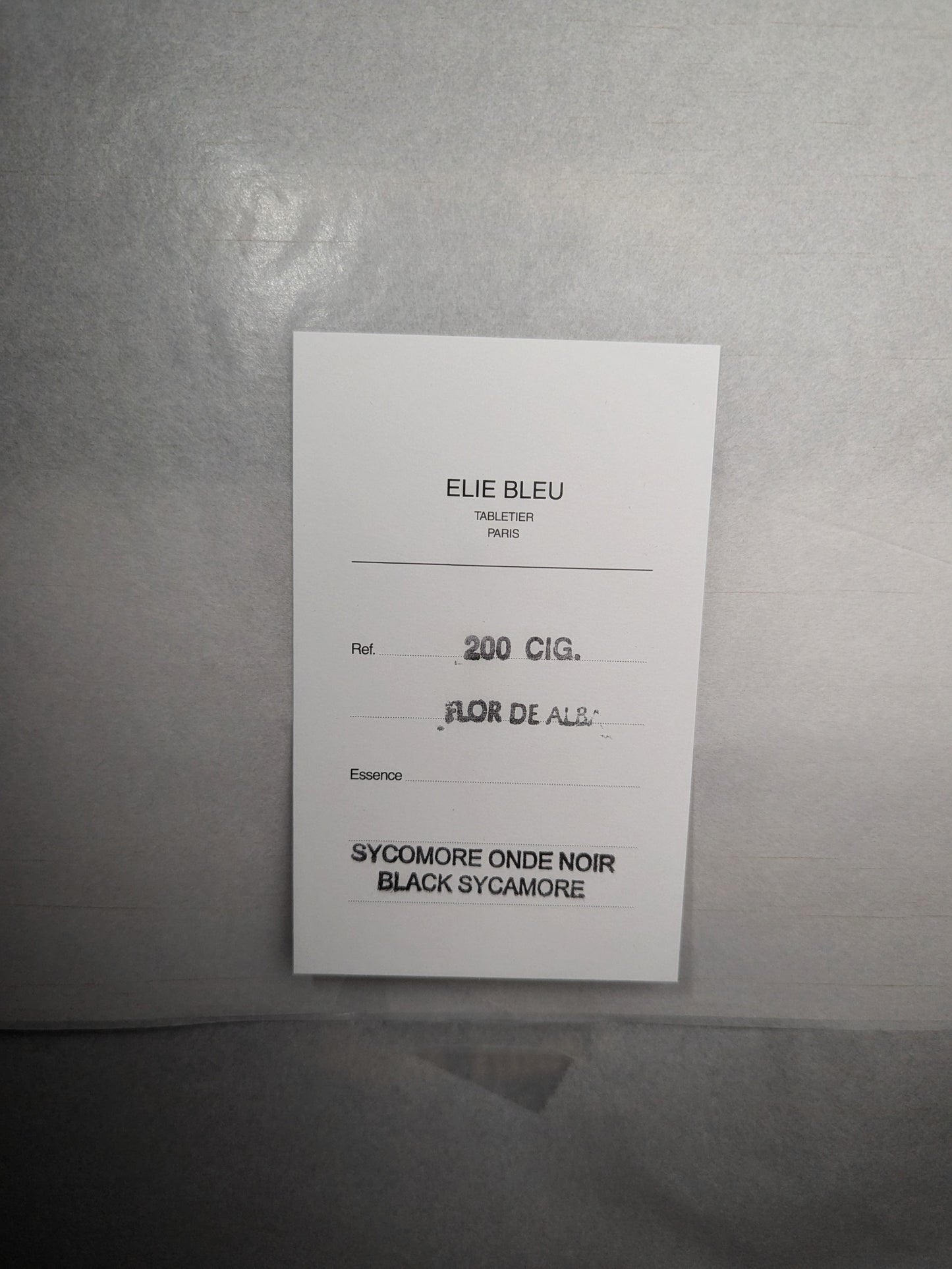 Elie Bleu Alba Black Sycamore Humidor 200 ct NIB