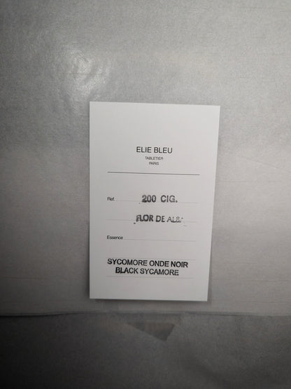 Elie Bleu Alba Black Sycamore Humidor 200 ct NIB