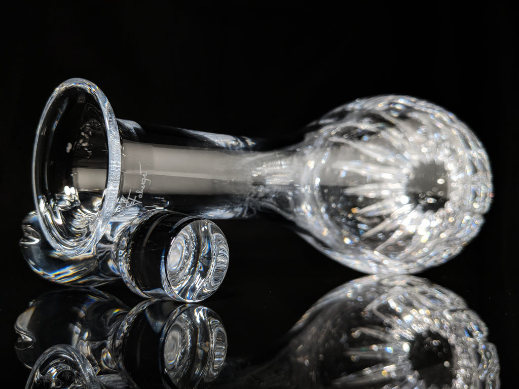 Faberge Clear Crystal Decanter NIB
