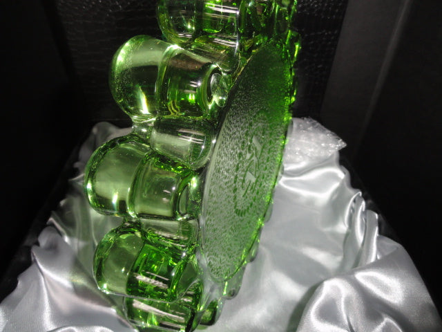 Rocky Patel Luminoso Green Glass Heavy Cigar Ashtray Measures 10" Diameter NIB (Copy)