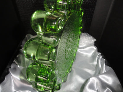 Rocky Patel Luminoso Green Glass Heavy Cigar Ashtray Measures 10" Diameter NIB (Copy)