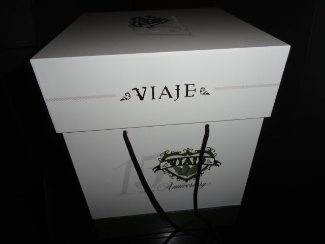 Viaje 15th Anniversary Gold Cigar Ceramic Jar Humidor( Empty No Cigars ) NIB