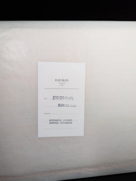 Elie Bleu  Alba Orange Sycamore  Humidor 110 Count. NIB