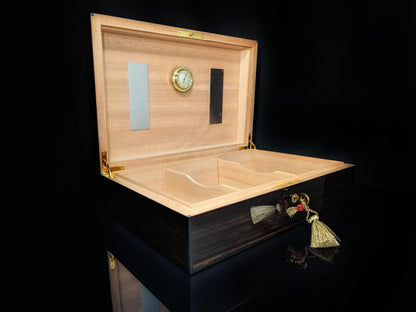 Elie Bleu Macassar Ebony Humidor 110 ct NIB