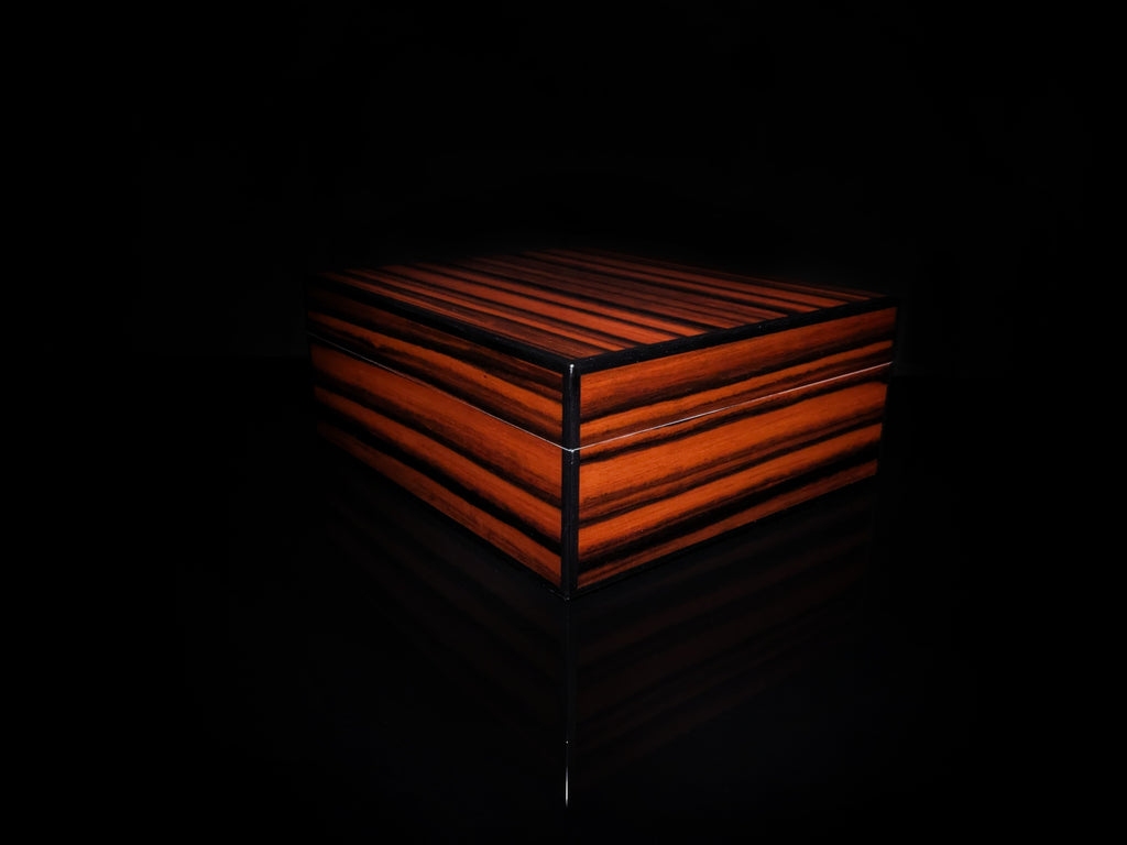 Elie Bleu Macassar Ebony Humidor 50 count