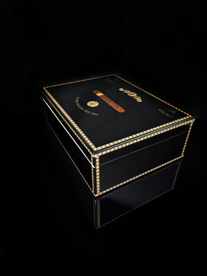 Elie Bleu Medals Black Sycamore humidor 200 count NIB