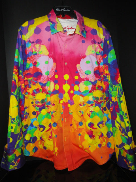 Robert Graham Crystal Ship Long Sleeve Shit Size 2XL