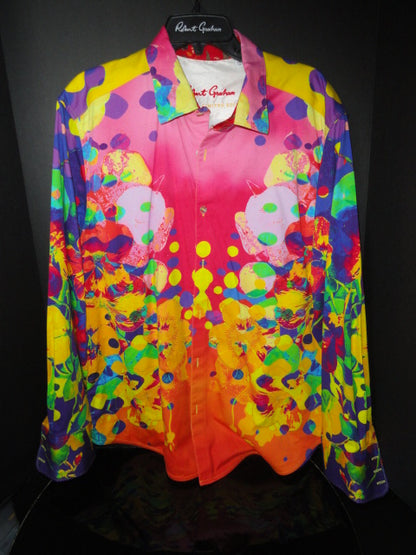 Robert Graham Crystal Ship Long Sleeve Shit Size 2XL
