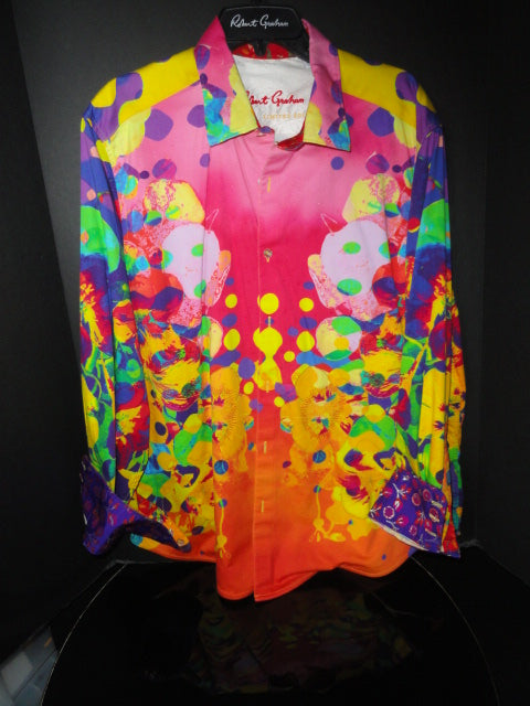 Robert Graham Crystal Ship Long Sleeve Shit Size 2XL