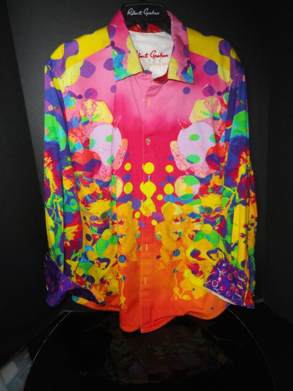 Robert Graham Crystal Ship Long Sleeve Shit Size 2XL