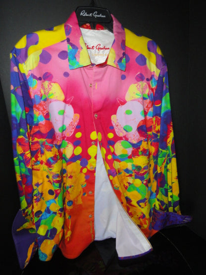 Robert Graham Crystal Ship Long Sleeve Shit Size 2XL