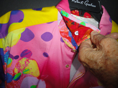 Robert Graham Crystal Ship Long Sleeve Shit Size 2XL